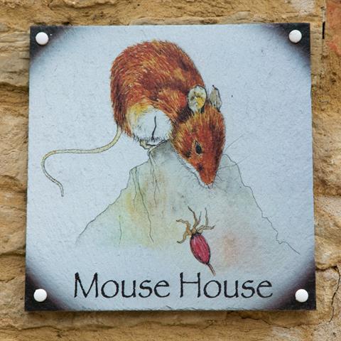 Mouse House Door Sign