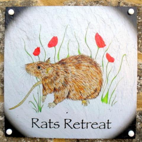 Rats Retreat Door Sign
