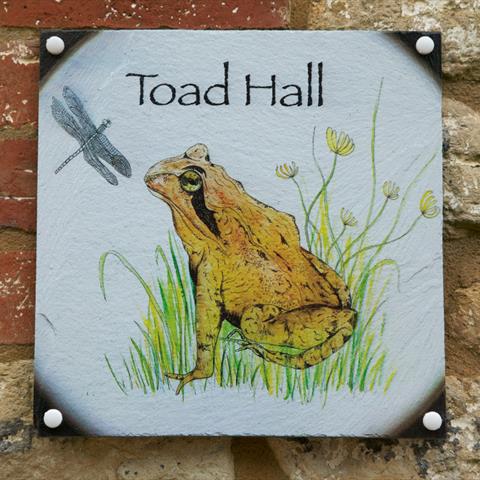 Toad Hall Door Sign